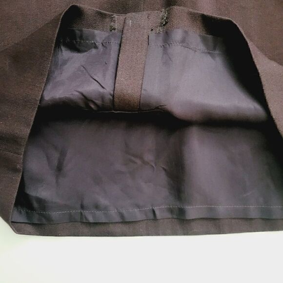 Nine to Five Crocodile Aubergine Pencil Skirt - Picture 6 of 9